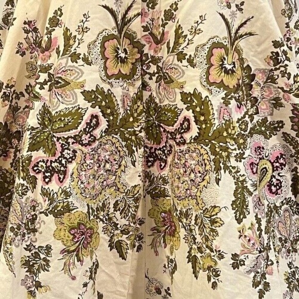ANTHROPOLOGIE Elevenses Floral Sequin Swing Dress Size 14 - Picture 10 of 10